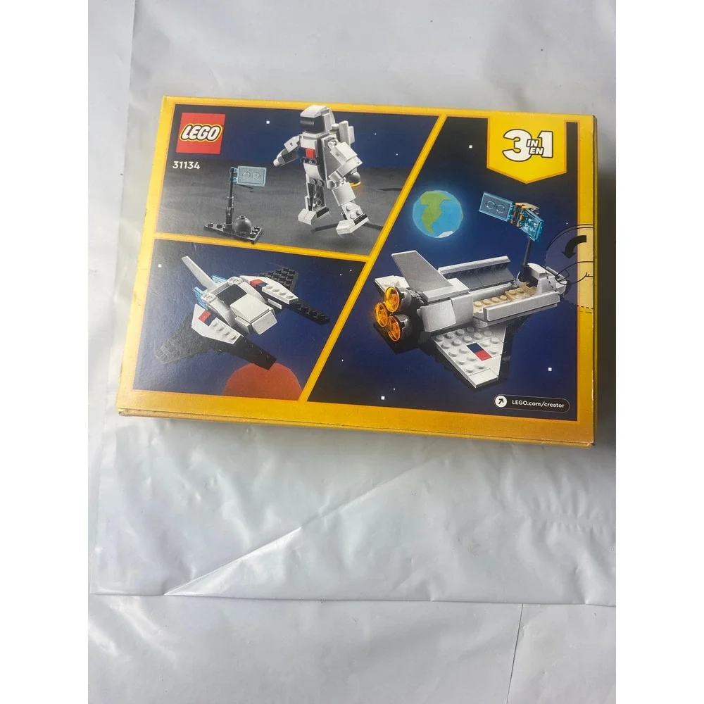 LEGO Creator 31134 Space Shuttle 3-in-1 Building Toy Set 144 Pieces New Sealed
